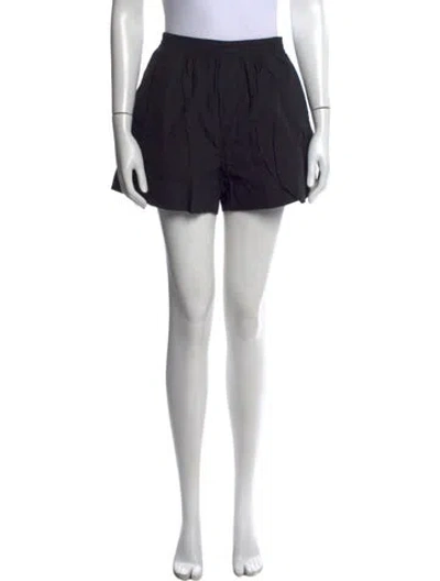 Pre-owned Aexae Mini Shorts In Black
