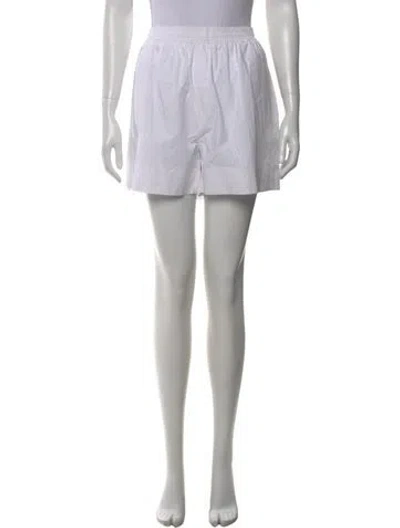 Pre-owned Aexae Mini Shorts W/ Tags In White