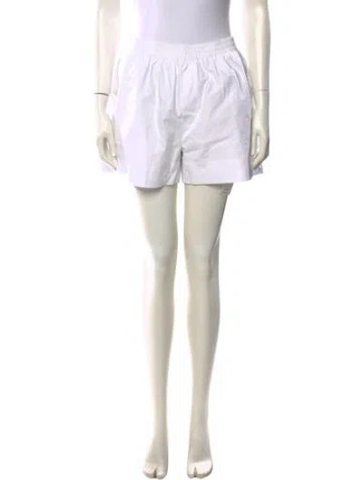 Pre-owned Aexae Mini Shorts In White