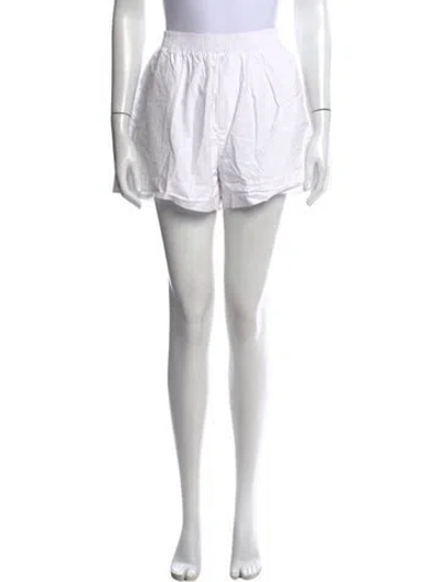 Pre-owned Aexae Mini Shorts In White