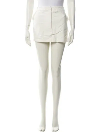 Pre-owned Aexae Mini Skirt In Neutral