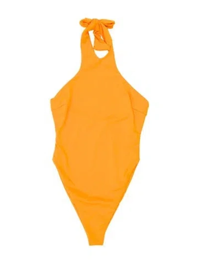 Pre-owned Aexae One-piece In Orange
