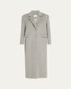 Aexae Oversized Cashmere-wool Blazer Coat In Grey