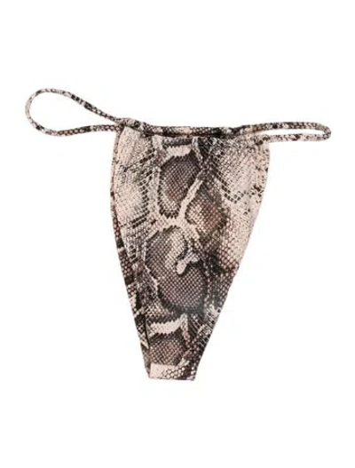 Pre-owned Aexae Printed Bottoms In Neutral
