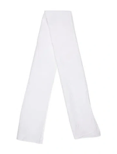 Pre-owned Aexae Scarf In White