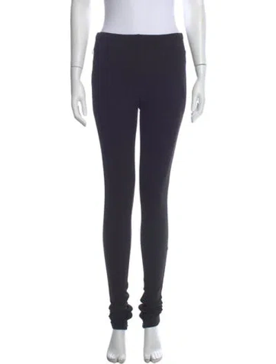Pre-owned Aexae Skinny Leg Pants In Blue