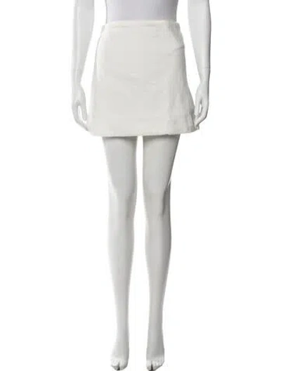 Pre-owned Aexae Skirt In White