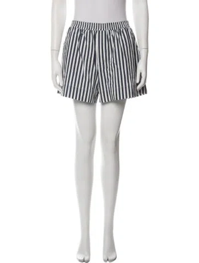 Pre-owned Aexae Striped Mini Shorts In Multicolor