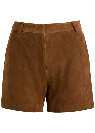 AEXAE AEXAE SUEDE SHORTS