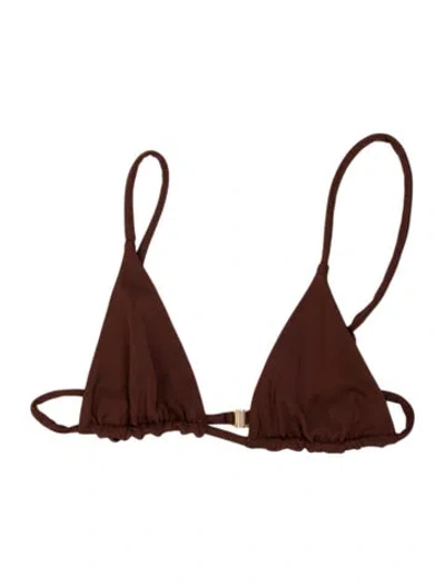 Pre-owned Aexae Top In Brown