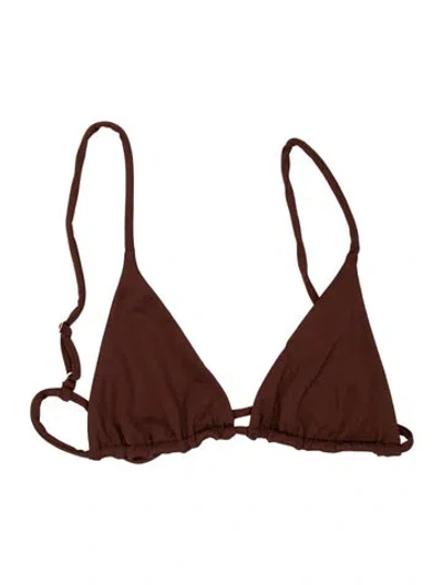 Pre-owned Aexae Top In Brown