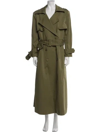 Pre-owned Aexae Trench Coat W/ Tags In Green