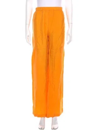 Pre-owned Aexae Wide Leg Pants W/ Tags In Orange