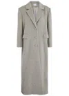 Aexae Wool-blend Coat In Grey