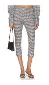 Aexae X Revolve Linen Capri Pant In Multi
