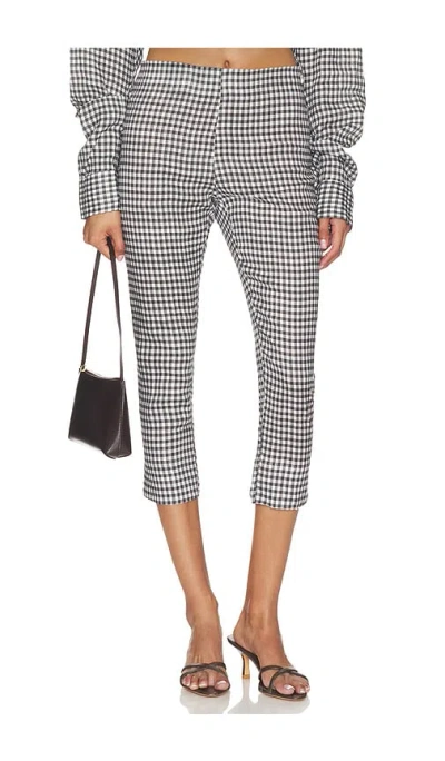 Aexae X Revolve Linen Capri Pant In Multi