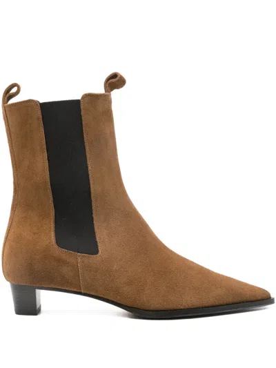 AEYDE 30MM KIKI SUEDE CHELSEA BOOTS