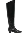 Aeyde 35mm Yonda Leather Boots In Black