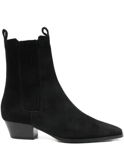 AEYDE 40MM AGATA SUEDE BOOTS