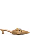 Aeyde Danielle Grosgrain Pointed Toe Mule