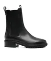 Aeyde Caspar Leather Boots In Black