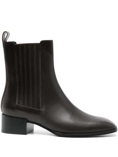 Aeyde 40mm Neil Boots In Moka