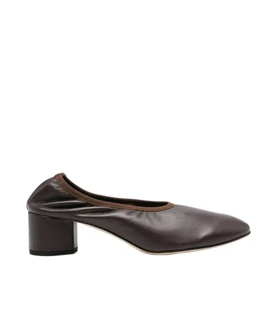 AEYDE AEYDE ROUND-TOE HEELED PUMPS