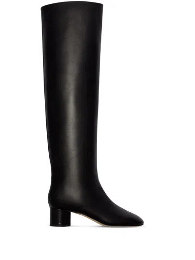 Aeyde 45mm Willa Boots In Black