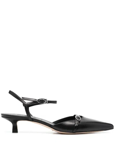 Aeyde Woman Pumps Black Size 7 Leather