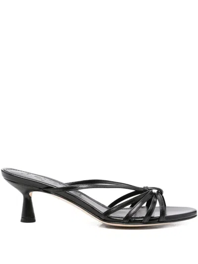 Aeyde 55mm Abby Leather Sandals In Black