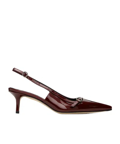 Aeyde 55mm Catrina Pumps In Red
