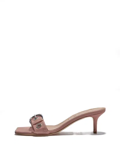 Aeyde 55mm Ilvy Buckle-detail Sandals In Neutral