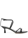 Aeyde 55mm Maeve Napa Leather Sandals In Black