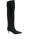 Aeyde Zsazsa 55 Over-the-knee Suede Boots In Black