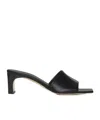Aeyde Jeanie 55mm Leather Mules In Black