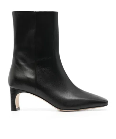AEYDE AEYDĒ SQUARE-TOE ANKLE BOOTS