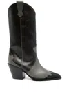 Aeyde 70mm Ariel Boots In Brown