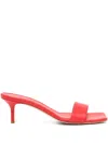 Aeyde Ilvy Slide Sandal In Red