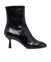 Aeyde Women Dorothy Leather Ankle Boots In Black
