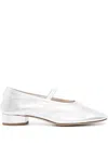 Aeyde Women's Pippa Nappa Leather Laminated In Silver