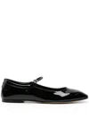 Aeyde Uma Ballet Flats In Black  