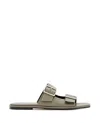 Aeyde Open-toe Slippers In Green