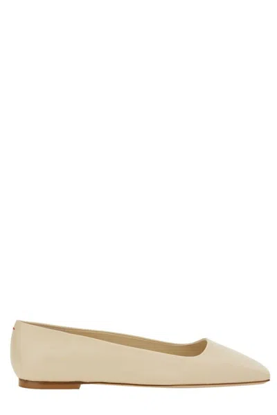 Aeyde Aeyd? Dancer Chic Flat Shoes In Beige