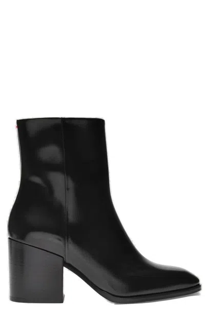 Aeyde Aeydē Leandra Zipped Ankle Boots In Black