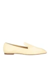 Aeyde Aeydē Woman Loafers Cream Size 10.5 Soft Leather In White