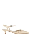 Aeyde Melia Nappa Leather Slingback Pumps In White