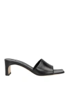 Aeyde Jeanie 55mm Leather Mules In Black