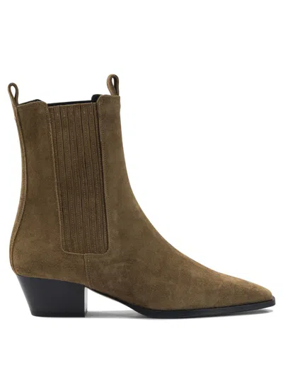 Aeyde Agate Ankle Boots Brown