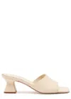 Aeyde Ale 50 Leather Mules In Ivory