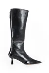 Aeyde Black Alexis Dual-tone Tall Boots In Black